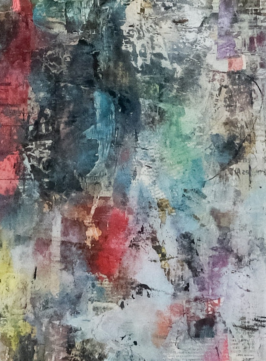 Section of an abstract painting