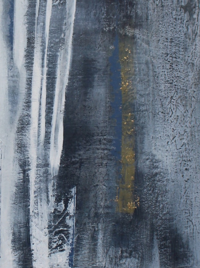 large canvas artwork with rich textures and modern abstract style